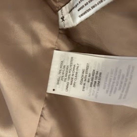 Coach 1941 Wool & Angora Colorblock Double Breasted Coat P/S #Archive #CEO - Picture 10 of 13